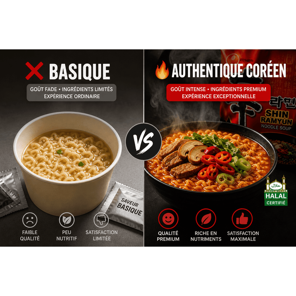 Nongshim Shin Ramyun 🟢 HALAL | Pack Éco 40 Sachets | Le Ramyun Coréen N°1 Authentique - PikaonoodlesNongshim Shin Ramyun 🟢 HALAL | Pack Éco 40 Sachets | Le Ramyun Coréen N°1 Authentique