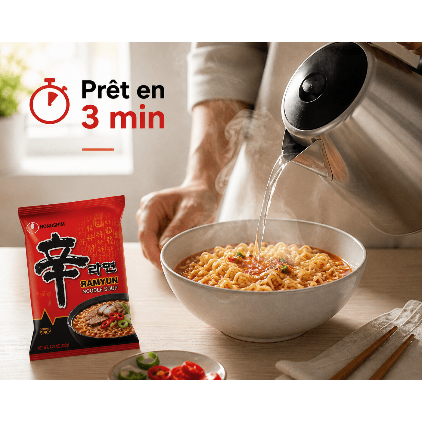 Nongshim Shin Ramyun 🟢 HALAL | Pack Éco 40 Sachets | Le Ramyun Coréen N°1 Authentique - PikaonoodlesNongshim Shin Ramyun 🟢 HALAL | Pack Éco 40 Sachets | Le Ramyun Coréen N°1 Authentique