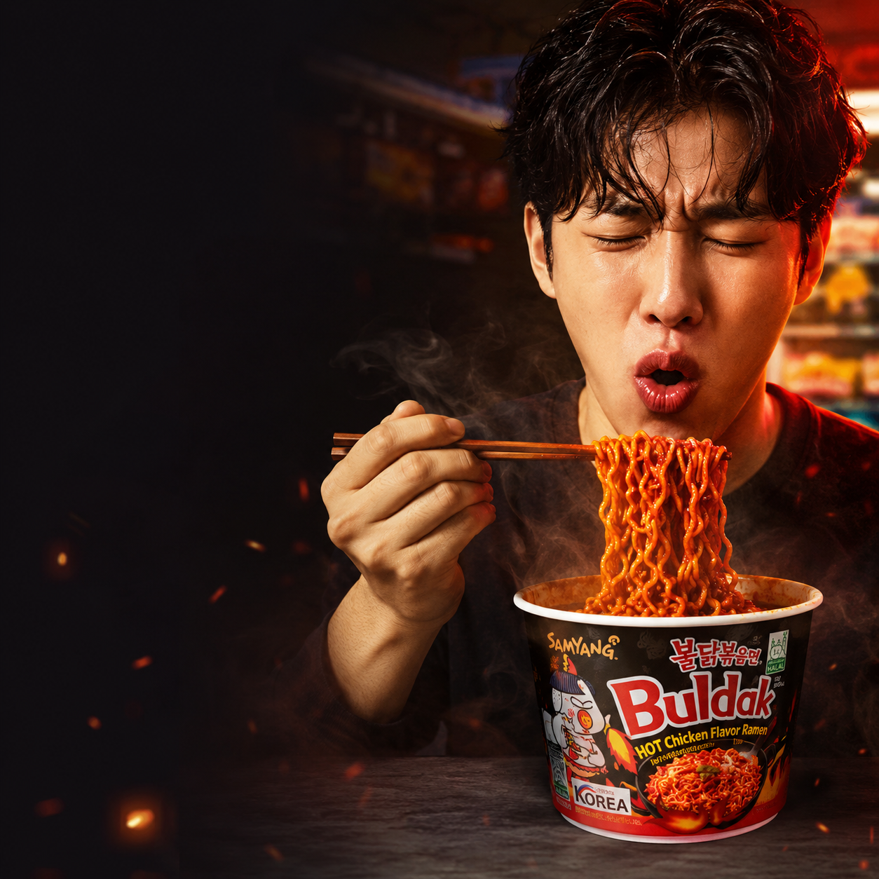 Ramen Samyang Buldak 🔥 Extreme Spicy – Certifié Halal ✅