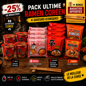 🔥 PACK FAMILLE PIKAO – 14 Repas Coréens Variés